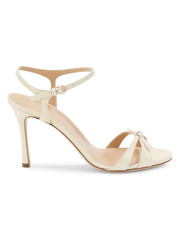 Sergio Rossi Bow Leather Sandals